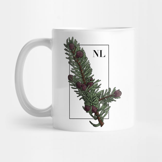 Newfoundland and Labrador - Black Spruce by Mystic Design Studio